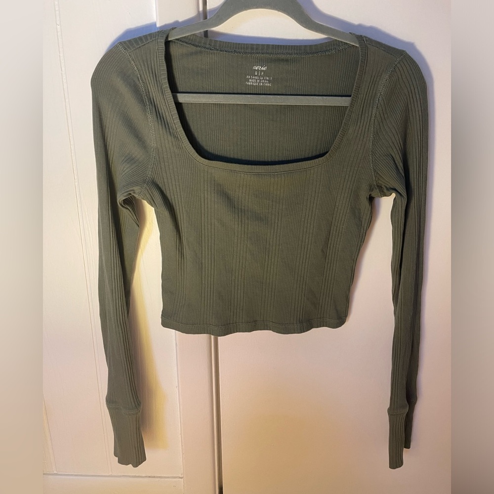 Aerie Square Neck Long Sleeve